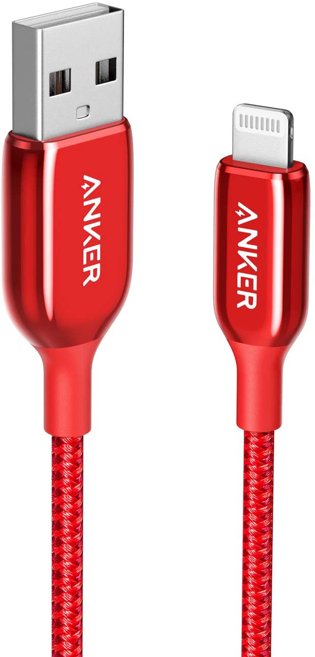 POWERLINE+ II USB-C WUTH LIGHTNING 3FT Red