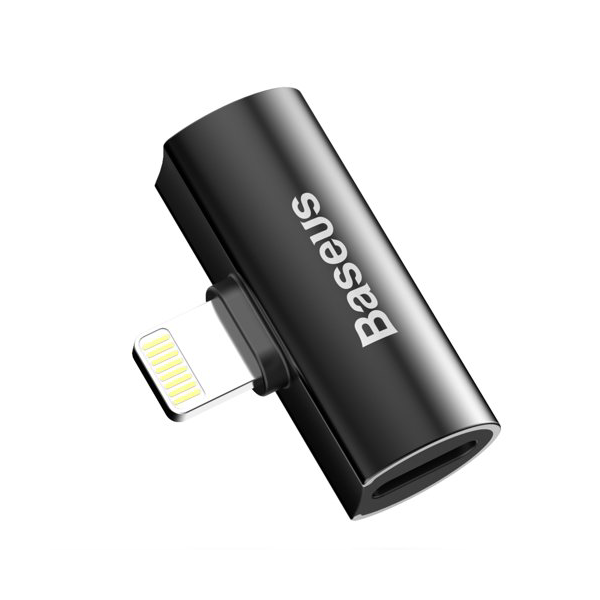 Baseus L46 Audio Converter Adapter from Lightning 2 female connector
