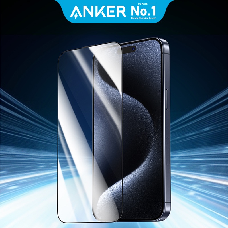 Anker Ultra Protect Tempered Glass For iPhone 15/15 Pro/15 Pro Max