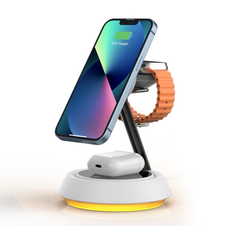 WiWU Power Air 3 In 1 Wireless Charger With MagSafe